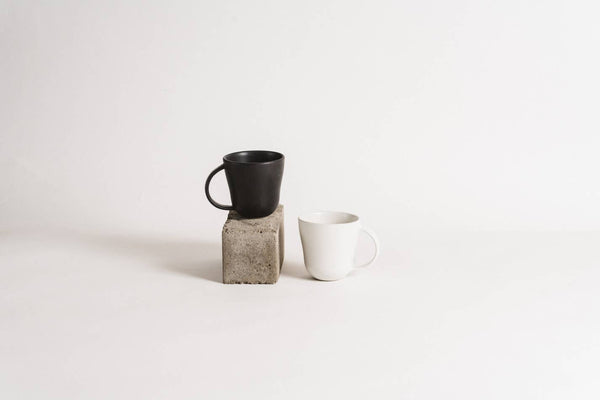 Handcrafted Stoneware Coffee & Tea Mug | Osun 10 oz: Matte White
