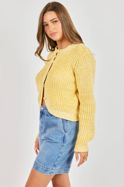Sunroof Tulip Hem Cardi