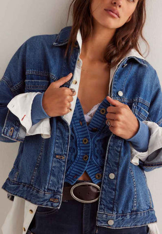 Opal Swing Denim Jacket