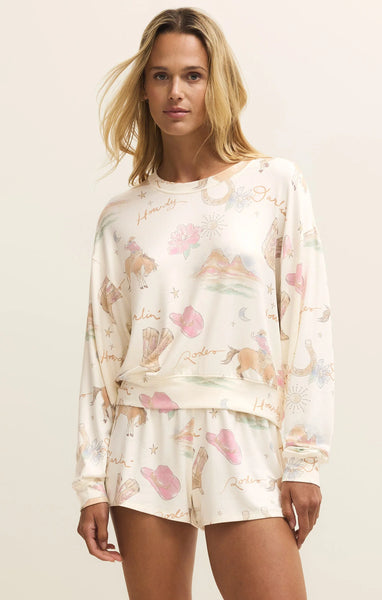Desert Rose Long Sleeve Top
