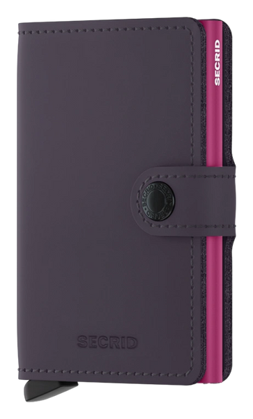 MINIWALLET MATTE DARK PURPLE