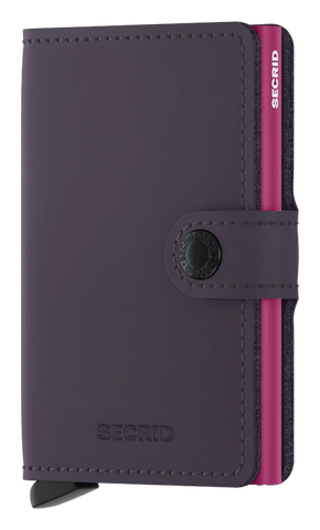 MINIWALLET MATTE DARK PURPLE