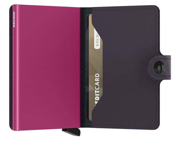 MINIWALLET MATTE DARK PURPLE