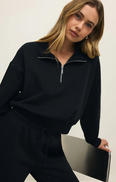 Downtown Half Zip Sweatshirt