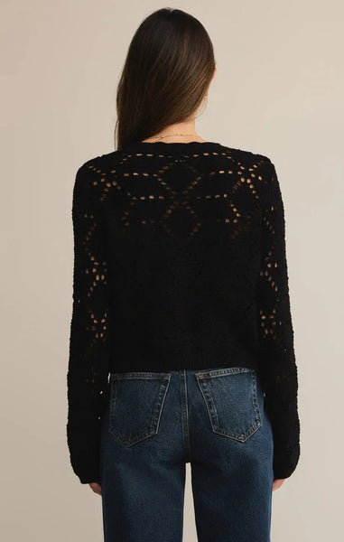 Rosalyn Diamond Sweater Cardigan