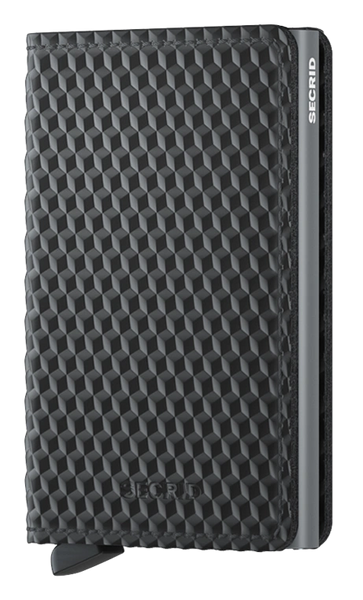 SLIMWALLET CUBIC BLACK TITANIUM