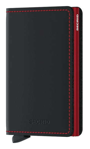 SLIMWALLET MATTE BLACK RED