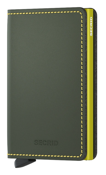 SLIMWALLET MATTE GREEN LIME