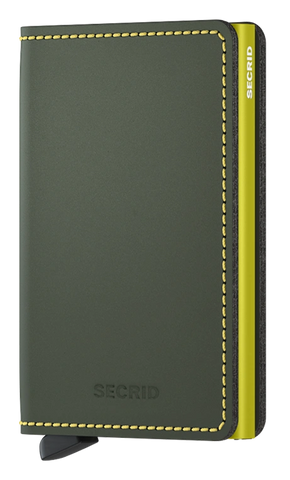 SLIMWALLET MATTE GREEN LIME