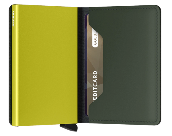 SLIMWALLET MATTE GREEN LIME