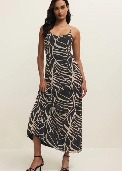 Charisma Tova Palm Midi Dress
