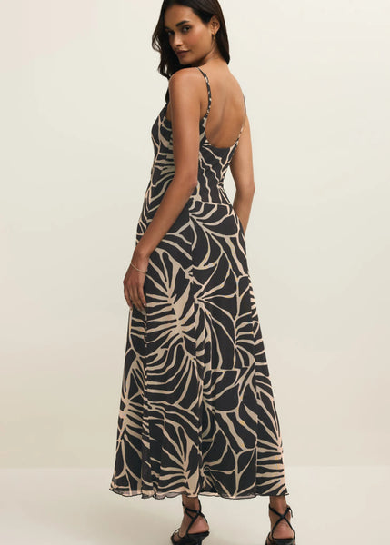 Charisma Tova Palm Midi Dress