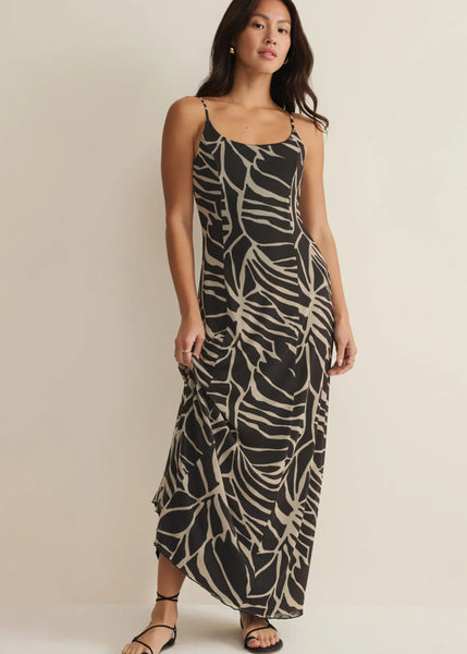 Charisma Tova Palm Midi Dress