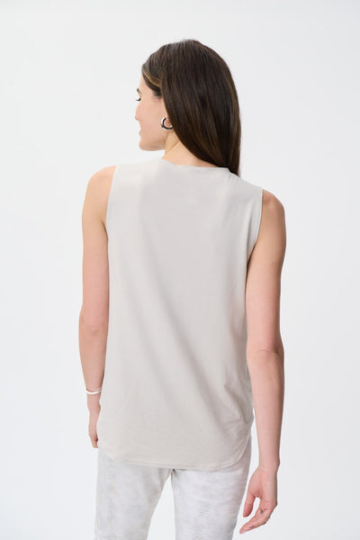 Sleeveless Crewneck Top