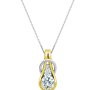 Reign Diamondlite Two Tone Knot Necklace - Nica's Clothing & Accessories - 1