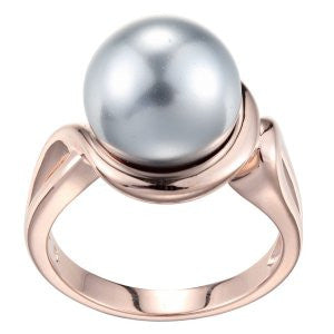 Reign Grey Shell Pearl Ring - Nica's Clothing & Accessories