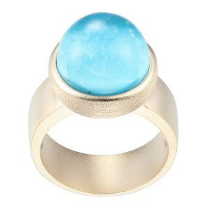 Reign Genuine Blue Turquoise Bubble Ring - Nica's Clothing & Accessories