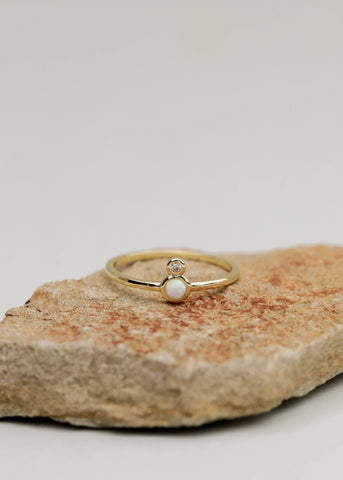 Ring - Opal Infinity