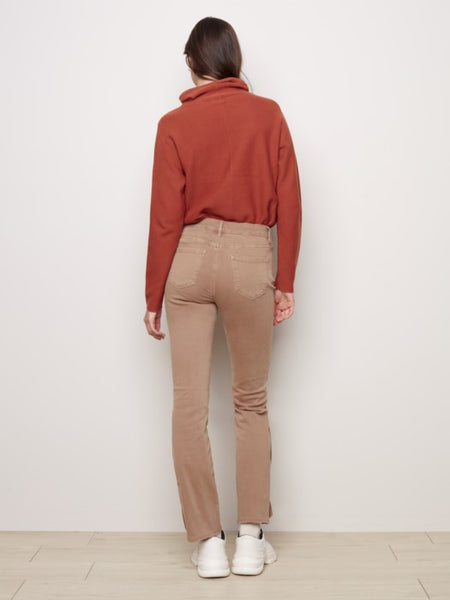 FLARE PANT WITH SIDE BUTTONS