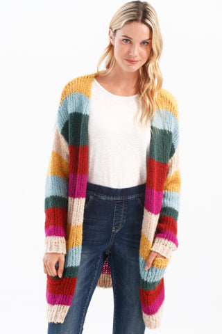 STRIPE CARDIGAN