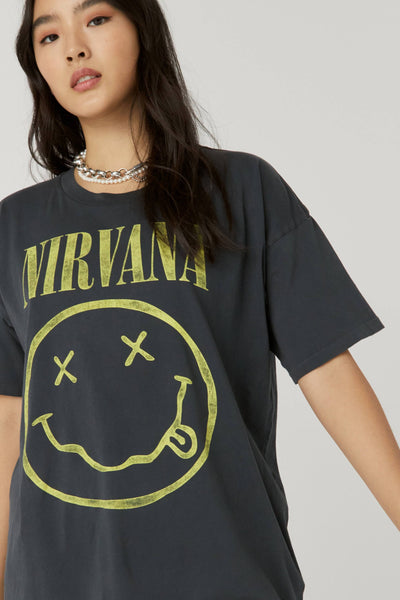 NIRVANA SMILEY MERCH TEE