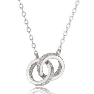 Reign Diamondlite Interlocking Circles Necklace - Nica's Clothing & Accessories