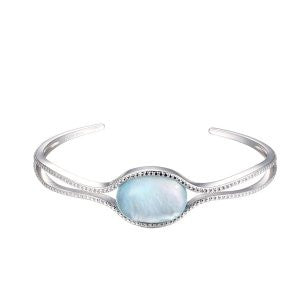 Reign Genuine Dyed Mother of Pearl Bangle - Nica's Clothing & Accessories