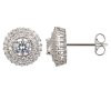 Reign Diamondlite Double Halo Stud Earrings - Nica's Clothing & Accessories - 1