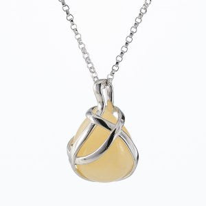 Reign Genuine Honey Jade Bubble Necklace - Nica's Clothing & Accessories