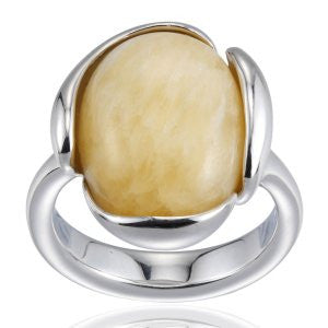 Reign Genuine Honey Jade Bubble Ring - Nica's Clothing & Accessories