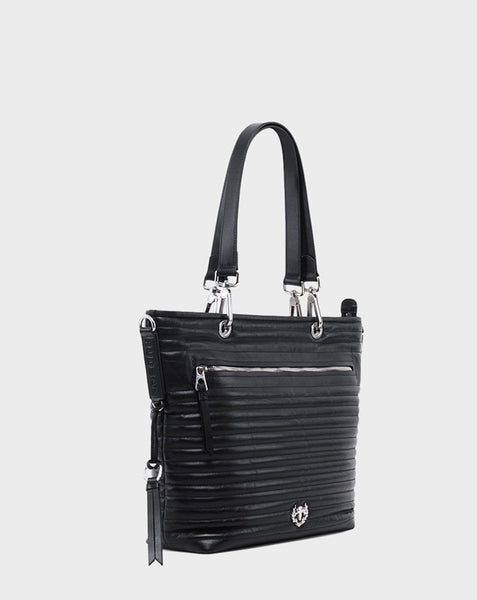PANDORA QUILTED LEATHER TOTE BAG