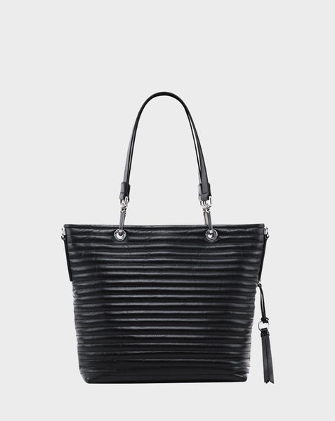 PANDORA QUILTED LEATHER TOTE BAG