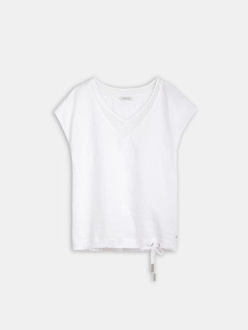 T-SHIRT WITH MESH DETAILS