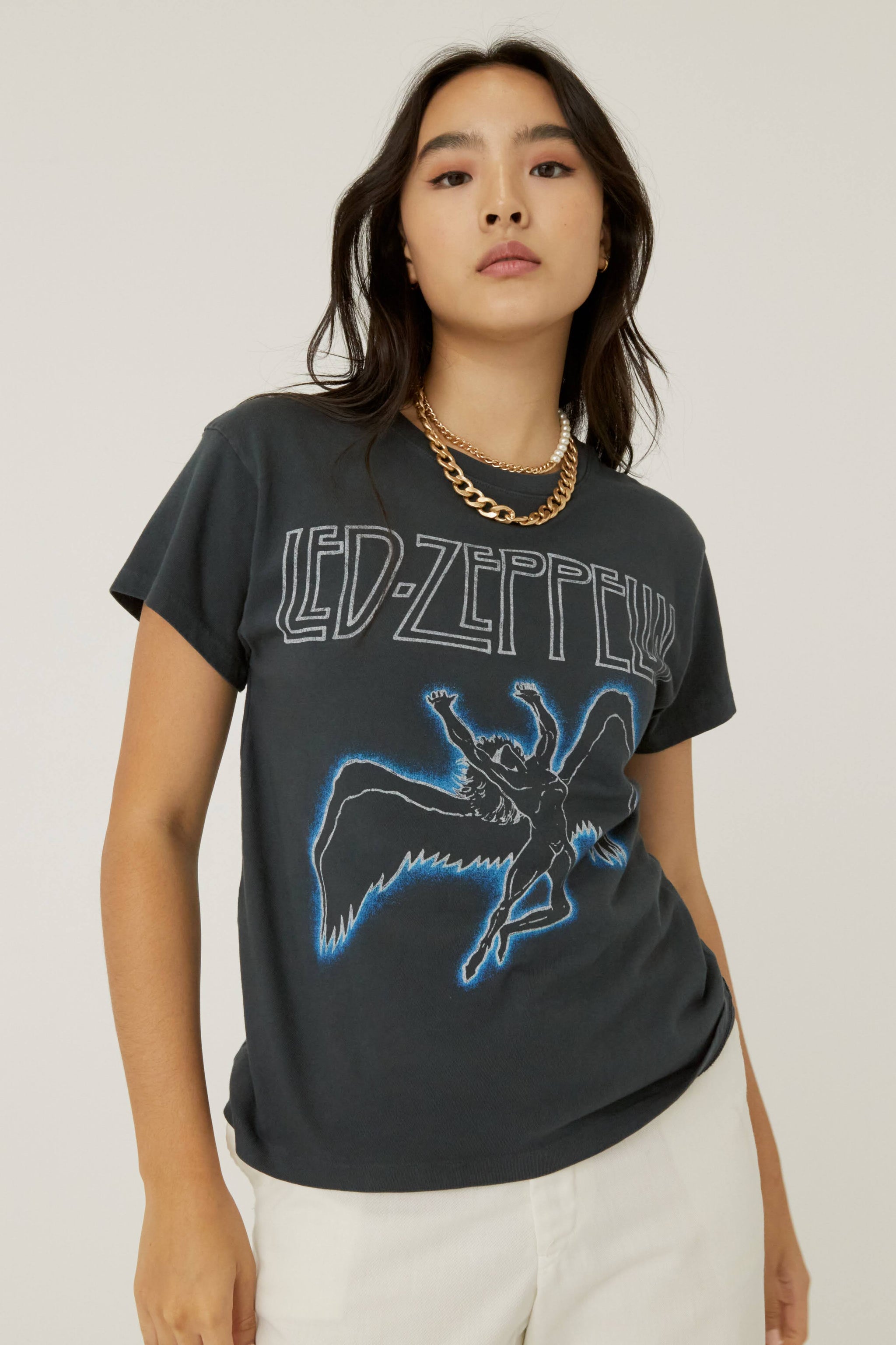 hysteric glamour led zeppelin design tee