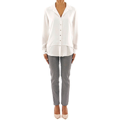 Joseph Ribkoff - Elegant light white chemise - Nica's Clothing & Accessories - 2