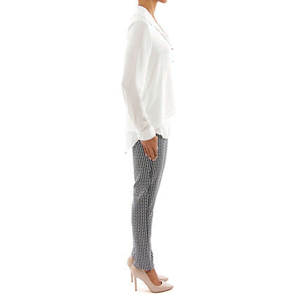 Joseph Ribkoff - Elegant light white chemise - Nica's Clothing & Accessories - 4