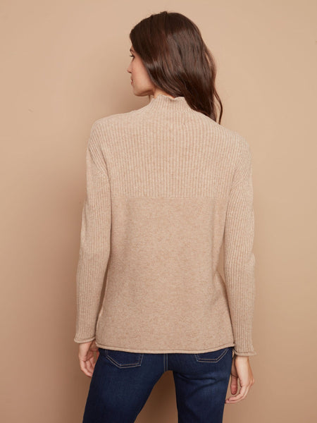 FUNNEL NECK SWEATER