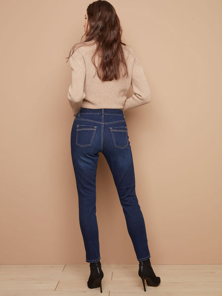 SIDE ZIP DEATIL JEANS