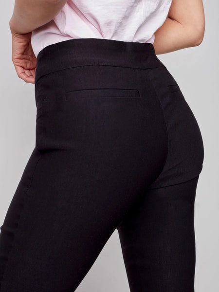 STRETCH PULL ON CROPPED PANT