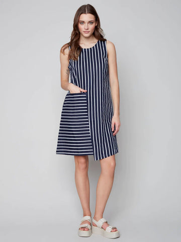 STRIPE COTTON DRESS