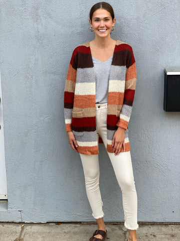 STRIPE CARDIGAN