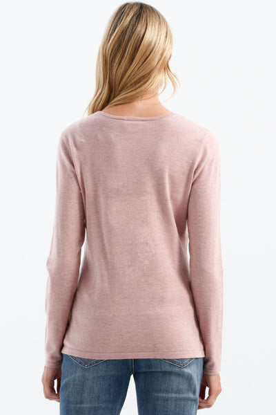 KNOT NECKLINE SWEATER